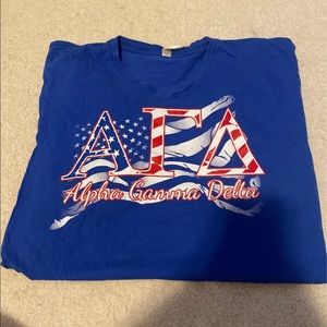 Alpha Gamma Delta Short Sleeve Size Large